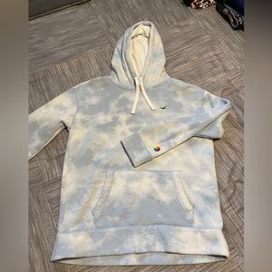 Hollister adult Small, light blue cloud like design sweatshirt